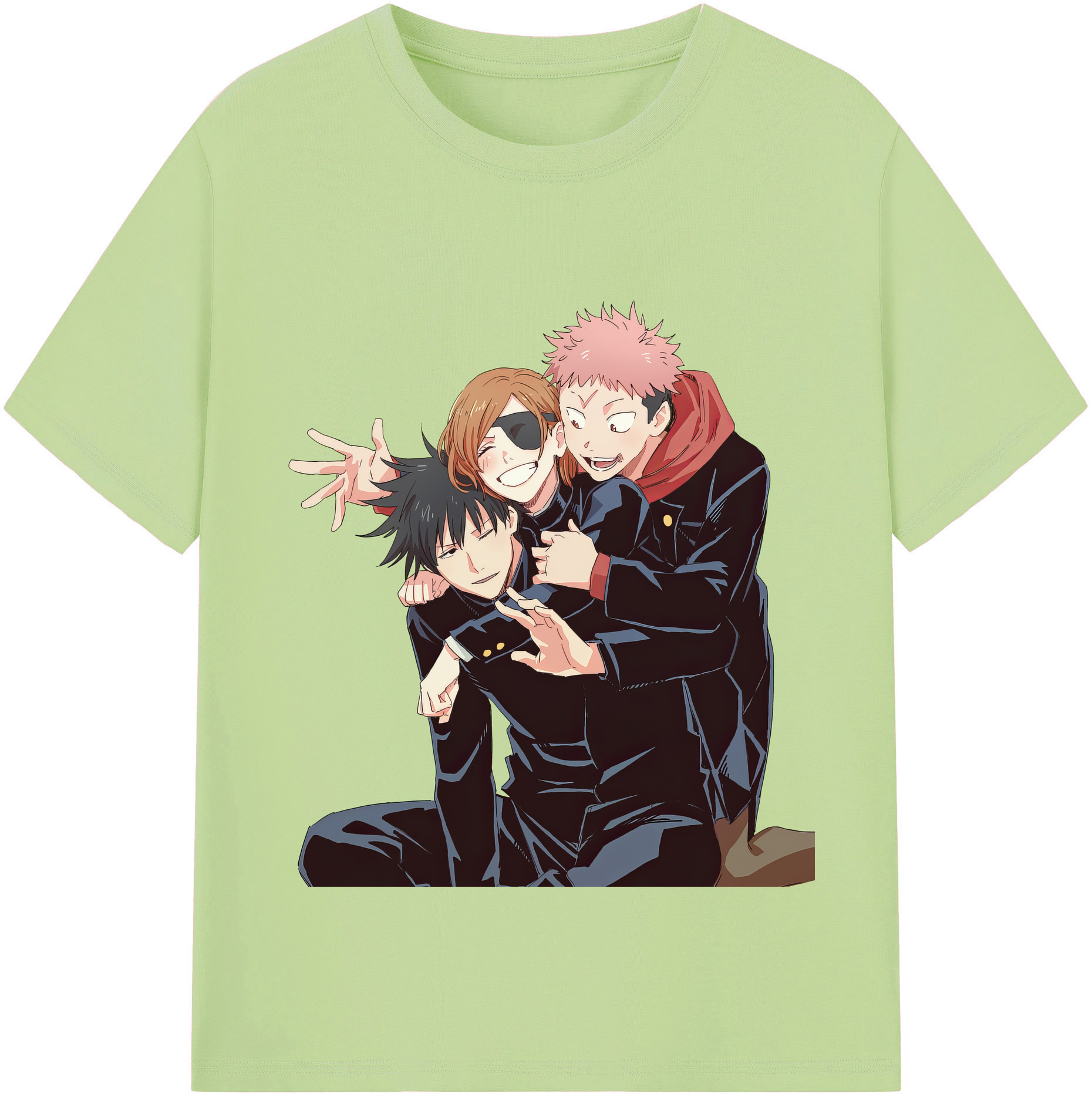 （画像用） 呪術廻戦 Jujutsu Kaisen 綿100％半袖Tシャツ（フロントプリント）